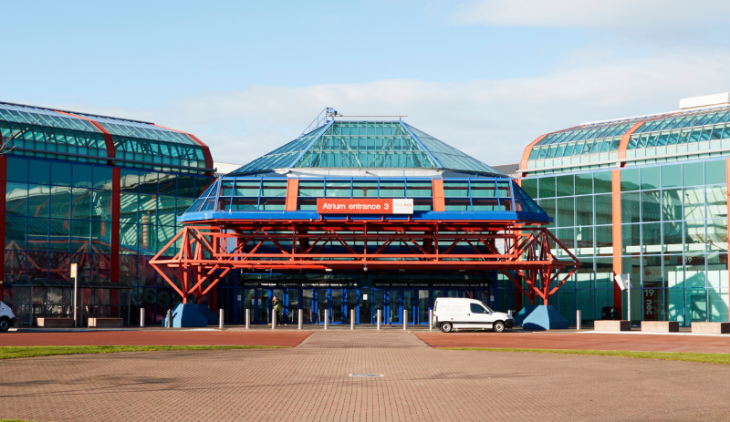 NEC Birmingham entrance